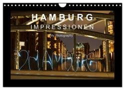 Hamburg - Impressionen (Wandkalender 2024 DIN A4 quer), CALVENDO Monatskalender