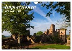 Impressionen aus dem Harz (Wandkalender 2024 DIN A4 quer), CALVENDO Monatskalender