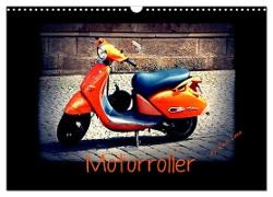 Motorroller (Wandkalender 2024 DIN A3 quer), CALVENDO Monatskalender