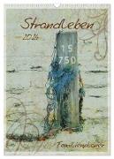 Strandleben - Familienplaner (Wandkalender 2024 DIN A3 hoch), CALVENDO Monatskalender