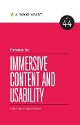 Immersive Content and Usability