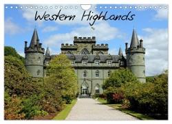 Western Highlands - Schottland (Wandkalender 2024 DIN A4 quer), CALVENDO Monatskalender