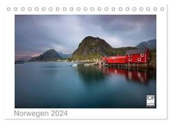Norwegen 2024 - Land im Norden (Tischkalender 2024 DIN A5 quer), CALVENDO Monatskalender