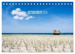 Ostseeküste 2024 (Tischkalender 2024 DIN A5 quer), CALVENDO Monatskalender
