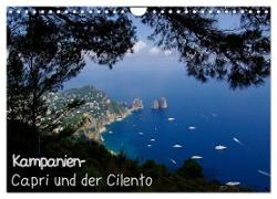 Kampanien ¿ Capri und der Cilento (Wandkalender 2024 DIN A4 quer), CALVENDO Monatskalender