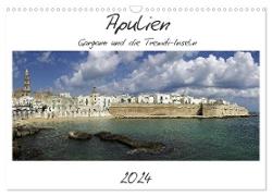 Apulien ¿ Gargano und die Tremiti-Inseln (Wandkalender 2024 DIN A3 quer), CALVENDO Monatskalender