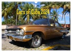 Cars of Cuba 2024 (Wandkalender 2024 DIN A3 quer), CALVENDO Monatskalender