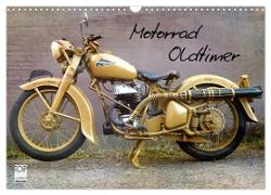Motorrad Oldtimer (Wandkalender 2024 DIN A3 quer), CALVENDO Monatskalender