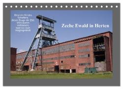 Zeche Ewald in Herten (Tischkalender 2024 DIN A5 quer), CALVENDO Monatskalender