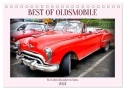 Best of Oldsmobile - Ein Cabrio Klassiker in Kuba (Tischkalender 2024 DIN A5 quer), CALVENDO Monatskalender