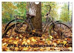 Alte Fahrradklassiker 2024 (Wandkalender 2024 DIN A4 quer), CALVENDO Monatskalender
