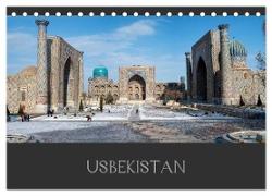 Usbekistan (Tischkalender 2024 DIN A5 quer), CALVENDO Monatskalender