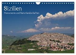 Sizilien - Monumente und Naturlandschaften (Wandkalender 2024 DIN A4 quer), CALVENDO Monatskalender