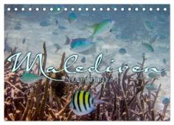 Unterwasserwelt der Malediven III (Tischkalender 2024 DIN A5 quer), CALVENDO Monatskalender