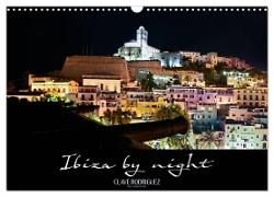 Ibiza by night (Wandkalender 2024 DIN A3 quer), CALVENDO Monatskalender