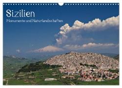 Sizilien - Monumente und Naturlandschaften (Wandkalender 2024 DIN A3 quer), CALVENDO Monatskalender