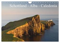 Schottland - Alba - Caledonia (Wandkalender 2024 DIN A4 quer), CALVENDO Monatskalender