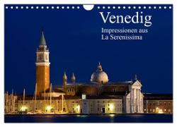 Venedig - Impressionen aus La Serenissima (Wandkalender 2024 DIN A4 quer), CALVENDO Monatskalender