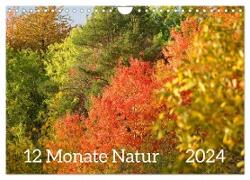12 Monate Natur (Wandkalender 2024 DIN A4 quer), CALVENDO Monatskalender