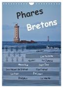 Phares Bretons (Wandkalender 2024 DIN A4 hoch), CALVENDO Monatskalender