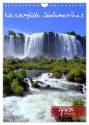 Wasserfälle Südamerikas - Iguazu Wasserfälle (Wandkalender 2024 DIN A4 hoch), CALVENDO Monatskalender