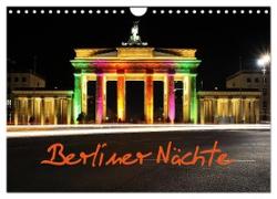Berliner Nächte (Wandkalender 2024 DIN A4 quer), CALVENDO Monatskalender