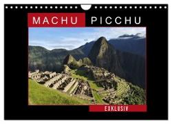 Machu Picchu - Exklusiv (Wandkalender 2024 DIN A4 quer), CALVENDO Monatskalender