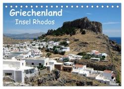 Griechenland - Insel Rhodos (Tischkalender 2024 DIN A5 quer), CALVENDO Monatskalender