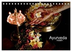 Ayurveda Indien (Tischkalender 2024 DIN A5 quer), CALVENDO Monatskalender