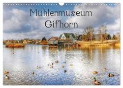 Mühlenmuseum Gifhorn (Wandkalender 2024 DIN A3 quer), CALVENDO Monatskalender