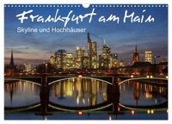 Frankfurt am Main - Skyline und Hochhäuser (Wandkalender 2024 DIN A3 quer), CALVENDO Monatskalender