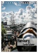 Hamburg Familienplaner (Tischkalender 2024 DIN A5 hoch), CALVENDO Monatskalender