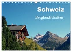 Schweiz - Berglandschaften (Wandkalender 2024 DIN A3 quer), CALVENDO Monatskalender
