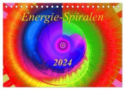 Energie-Spiralen 2024 (Tischkalender 2024 DIN A5 quer), CALVENDO Monatskalender