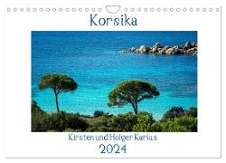 Korsika 2024 (Wandkalender 2024 DIN A4 quer), CALVENDO Monatskalender