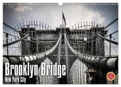 Brooklyn Bridge - New York City (Wandkalender 2024 DIN A3 quer), CALVENDO Monatskalender
