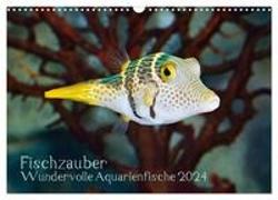Fischzauber - Wundervolle Aquarienfische (Wandkalender 2024 DIN A3 quer), CALVENDO Monatskalender