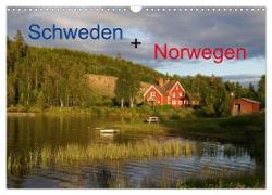 Schweden + Norwegen (Wandkalender 2024 DIN A3 quer), CALVENDO Monatskalender