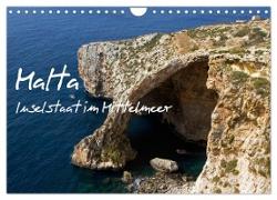 Malta - Inselstaat im Mittelmeer (Wandkalender 2024 DIN A4 quer), CALVENDO Monatskalender