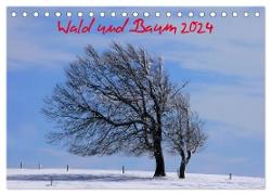 Wald und Baum 2024 (Tischkalender 2024 DIN A5 quer), CALVENDO Monatskalender