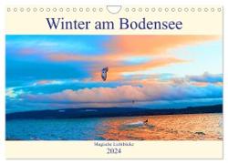 Winter am Bodensee ¿ Magische Lichtblicke (Wandkalender 2024 DIN A4 quer), CALVENDO Monatskalender