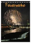 Feuerwerke Terminplaner (Tischkalender 2024 DIN A5 hoch), CALVENDO Monatskalender