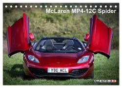 McLaren MP4-12C Spider (Tischkalender 2024 DIN A5 quer), CALVENDO Monatskalender