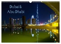 Dubai und Abu Dhabi 2024 (Wandkalender 2024 DIN A3 quer), CALVENDO Monatskalender
