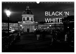 BLACK 'N WHITE (Wandkalender 2024 DIN A3 quer), CALVENDO Monatskalender