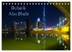 Dubai und Abu Dhabi 2024 (Tischkalender 2024 DIN A5 quer), CALVENDO Monatskalender