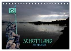 Schottland und Edinburgh (Tischkalender 2024 DIN A5 quer), CALVENDO Monatskalender