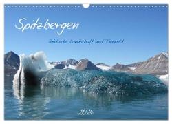 Spitzbergen (Wandkalender 2024 DIN A3 quer), CALVENDO Monatskalender