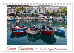Gran Canaria - Puerto Mogan/Maspalomas (Tischkalender 2024 DIN A5 quer), CALVENDO Monatskalender