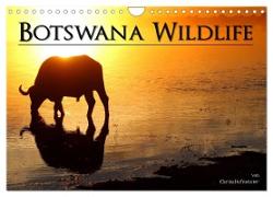 Botswana Wildlife (Wandkalender 2024 DIN A4 quer), CALVENDO Monatskalender